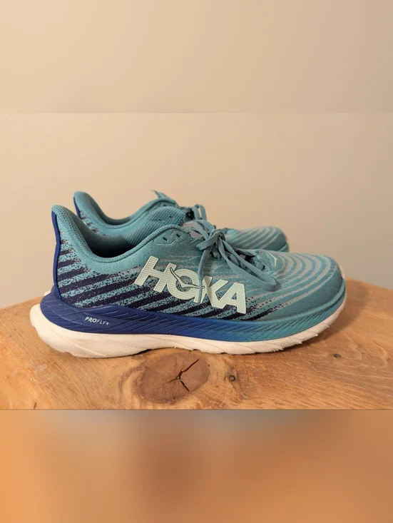 Hoka Womens Mach 5 'Ocean Mist' - Picture 6 of 12